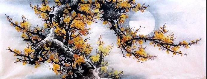 丁嘉耕书江必新《冬梅赋》(片断)