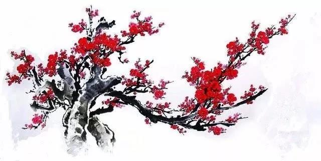 丁嘉耕书江必新《冬梅赋》(片断)