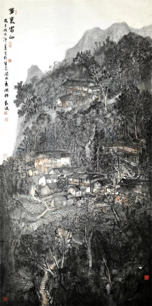 《梦里家山》125×240cm