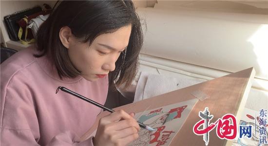 点击图片翻到下一页>> 陈紫帆 单手创作的画师